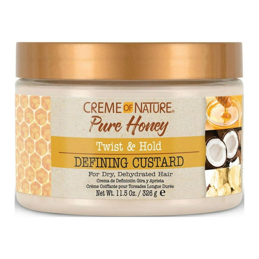 Creme of Nature

Creme of Nature Defining Custard, Pure Honey, Coconut Oil and Shea Butter Formula, Twist & Hold, 11.5