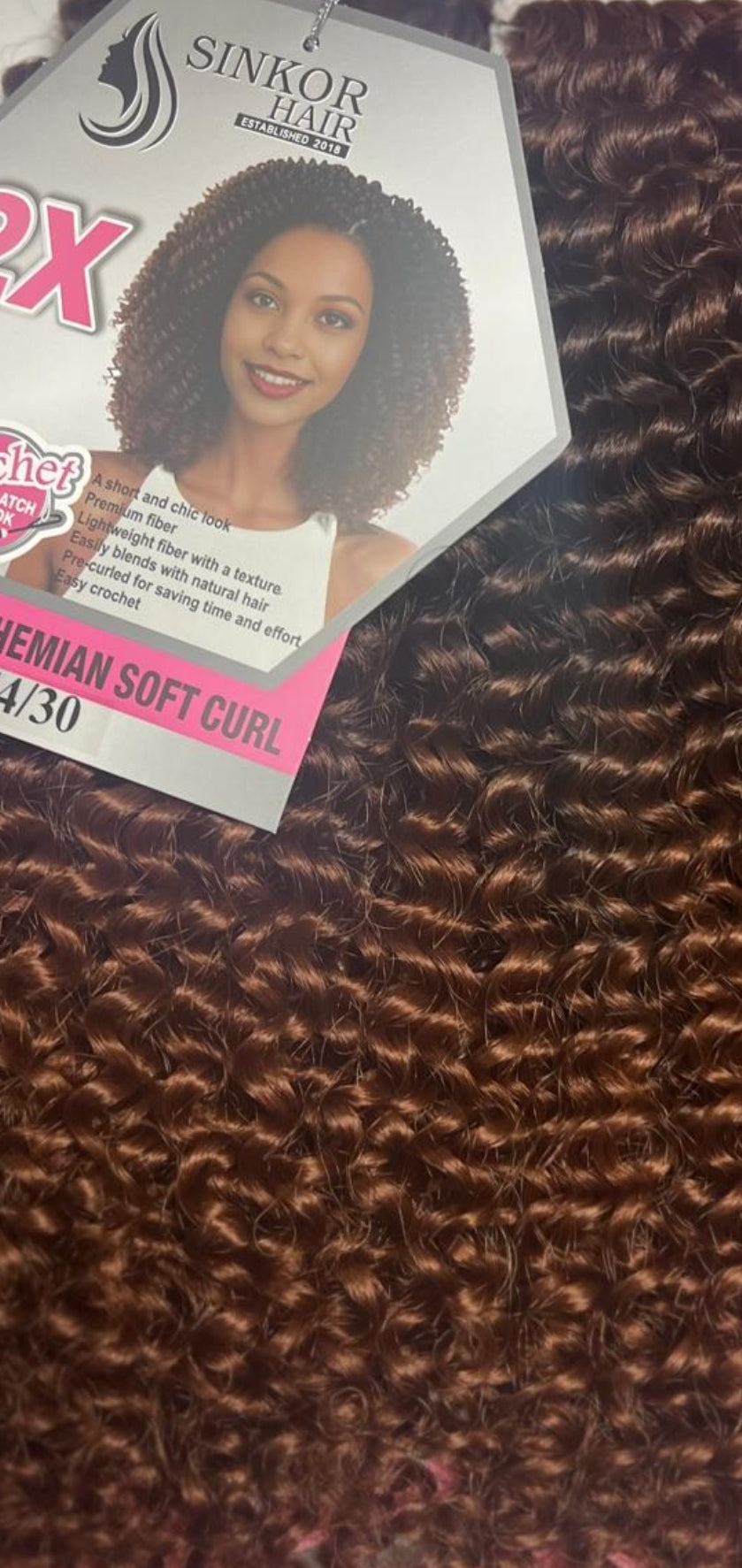 Bohemian soft curl